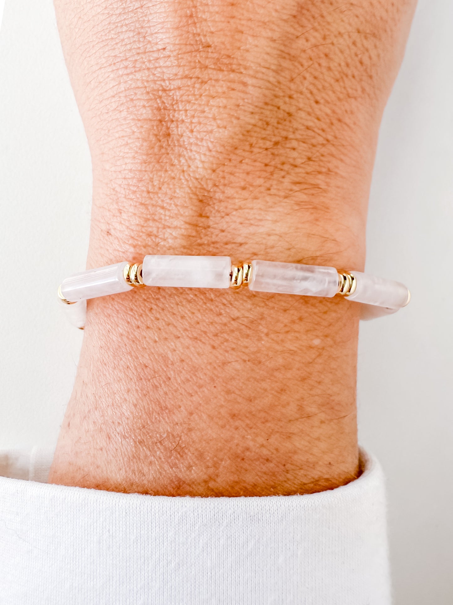 Seraphina Bracelet- Rose Quartz