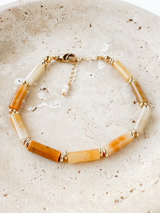 Seraphina Bracelet-Yellow Jasper