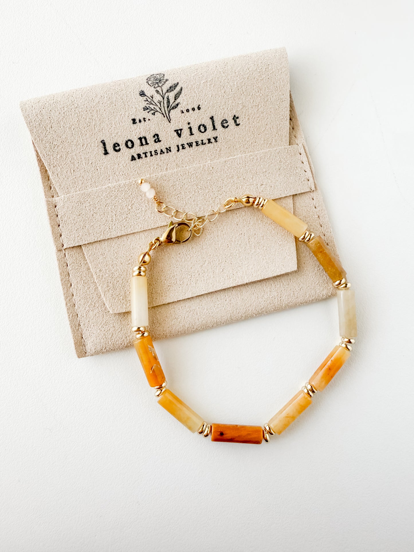 Seraphina Bracelet-Yellow Jasper