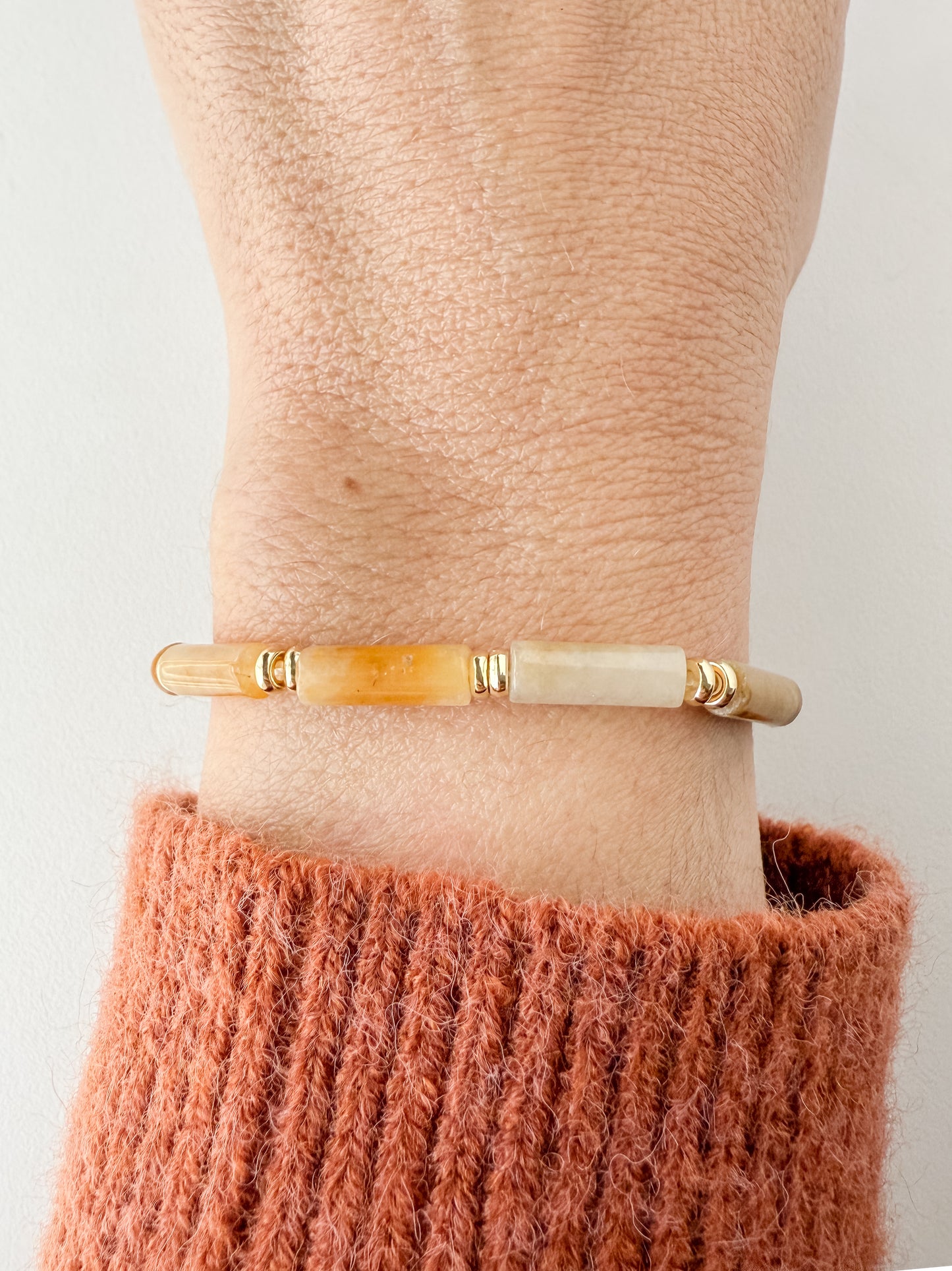 Seraphina Bracelet-Yellow Jasper