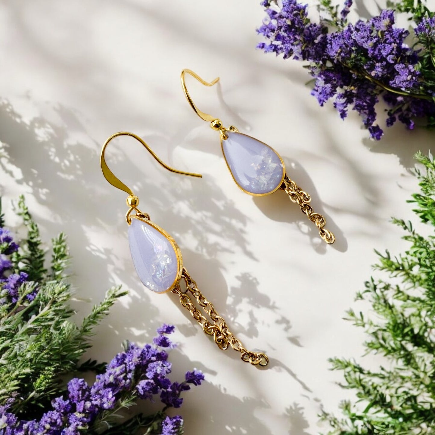 Wisteria  Lane Dewdrop Dangle Earrings