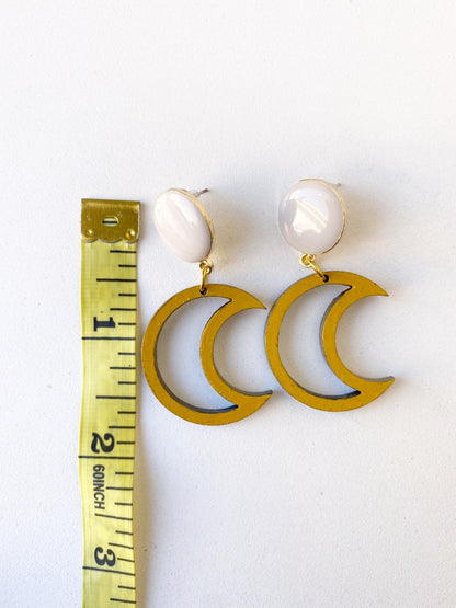 Full Moon Earrings