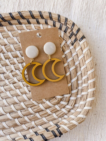 Full Moon Earrings