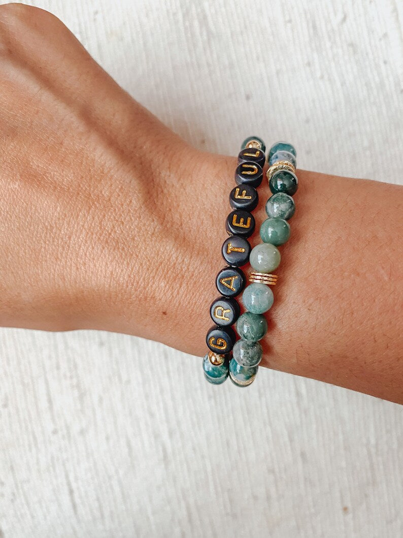 Moss Agate Bracelet