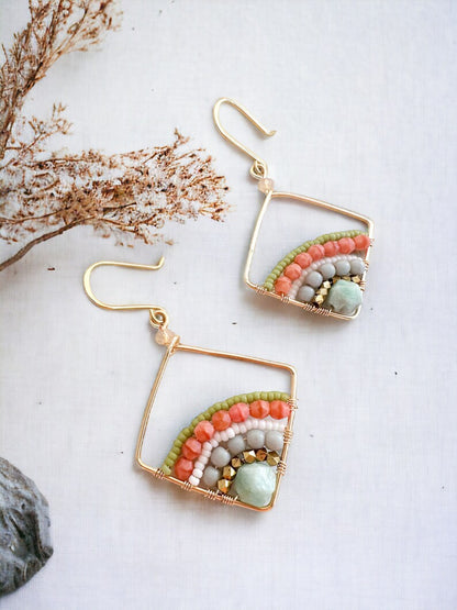 Sea Coral Earrings