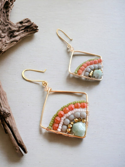 Sea Coral Earrings