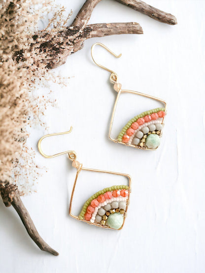 Sea Coral Earrings