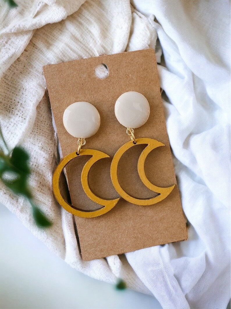 Full Moon Earrings