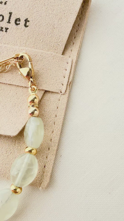 Meadowlight | Prehnite Bracelet