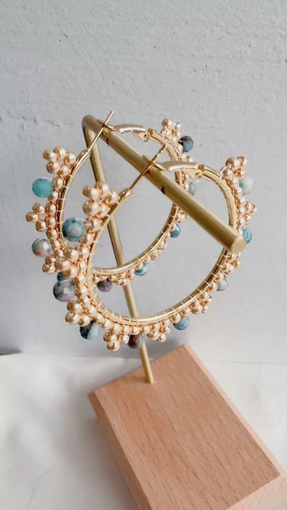 Tidepool Bloom Hoops