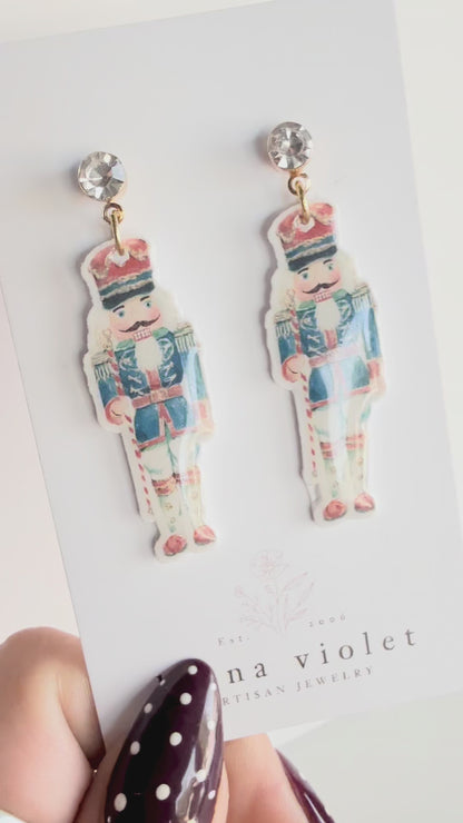 Bluebell Nutcracker Earrings