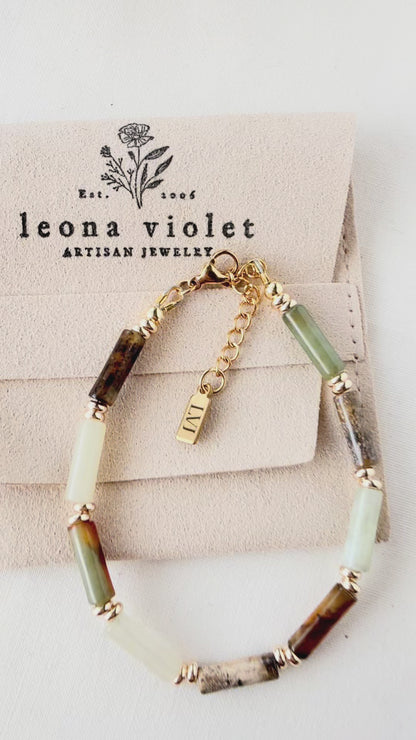 Seraphina Bracelet- Antique Soochow Jade