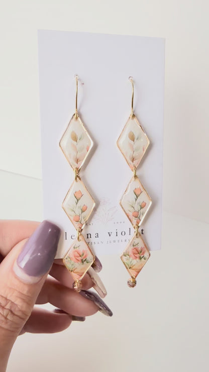 Wild Rose Drift Earrings