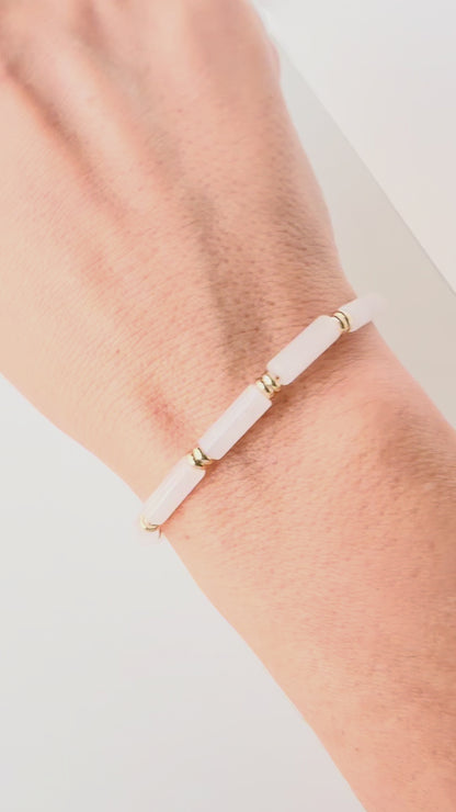 Seraphina Bracelet- White Quartz