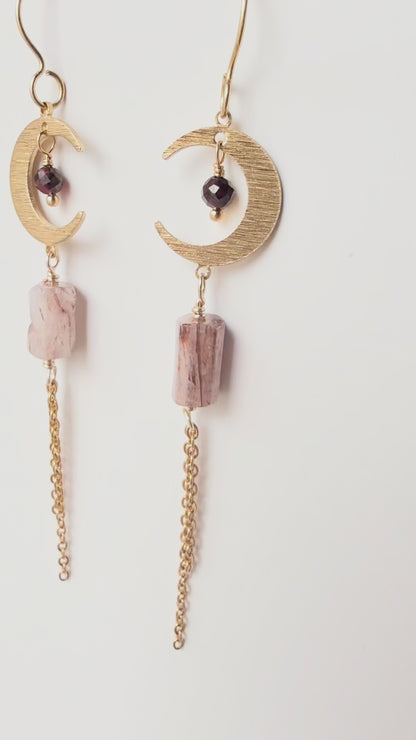 Solstice Moon Earrings
