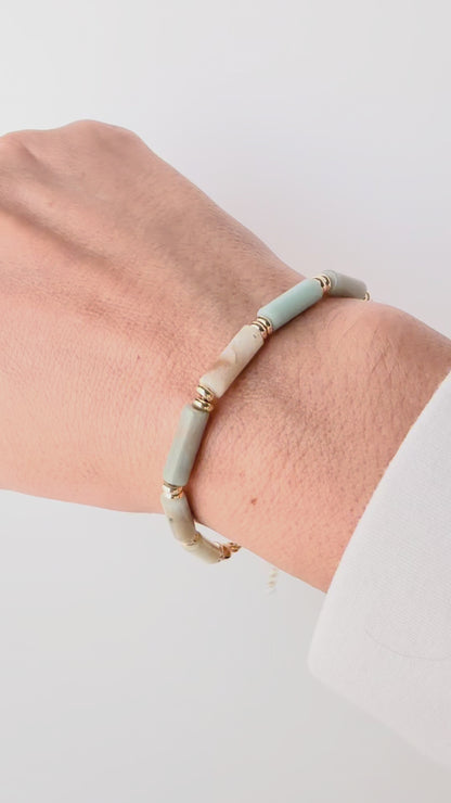 Seraphina Bracelet- Amazonite