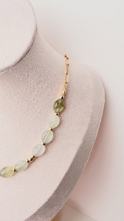 Meadowlight | Prehnite Necklace