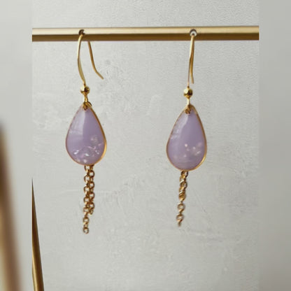 Wisteria  Lane Dewdrop Dangle Earrings