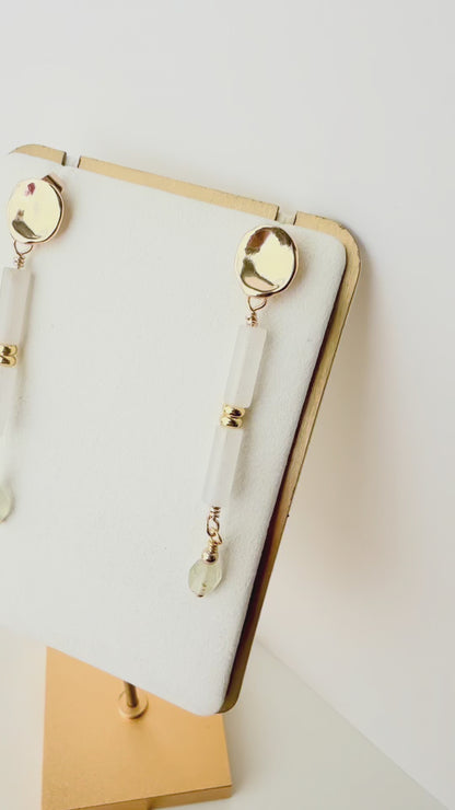 Meadowlight | Prehnite Earrings